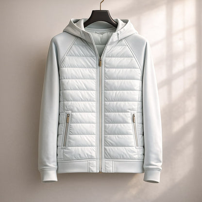 Lewis | Men's Quilted Full-Zip Hoodie Jacket for Winter