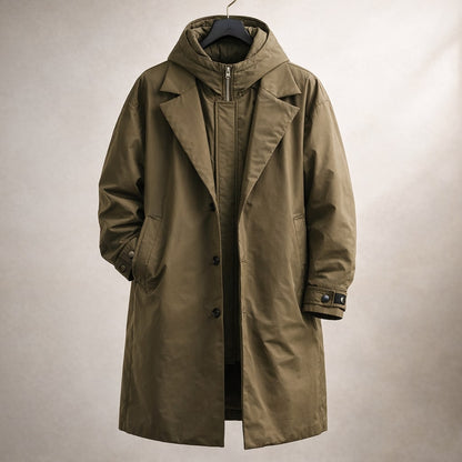 Arthur | Men's Classic Long Overcoat for Winter