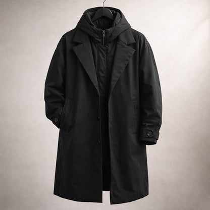 Arthur | Men's Classic Long Overcoat for Winter