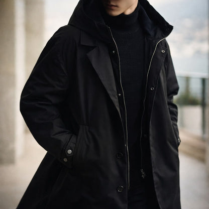 Arthur | Men's Classic Long Overcoat for Winter