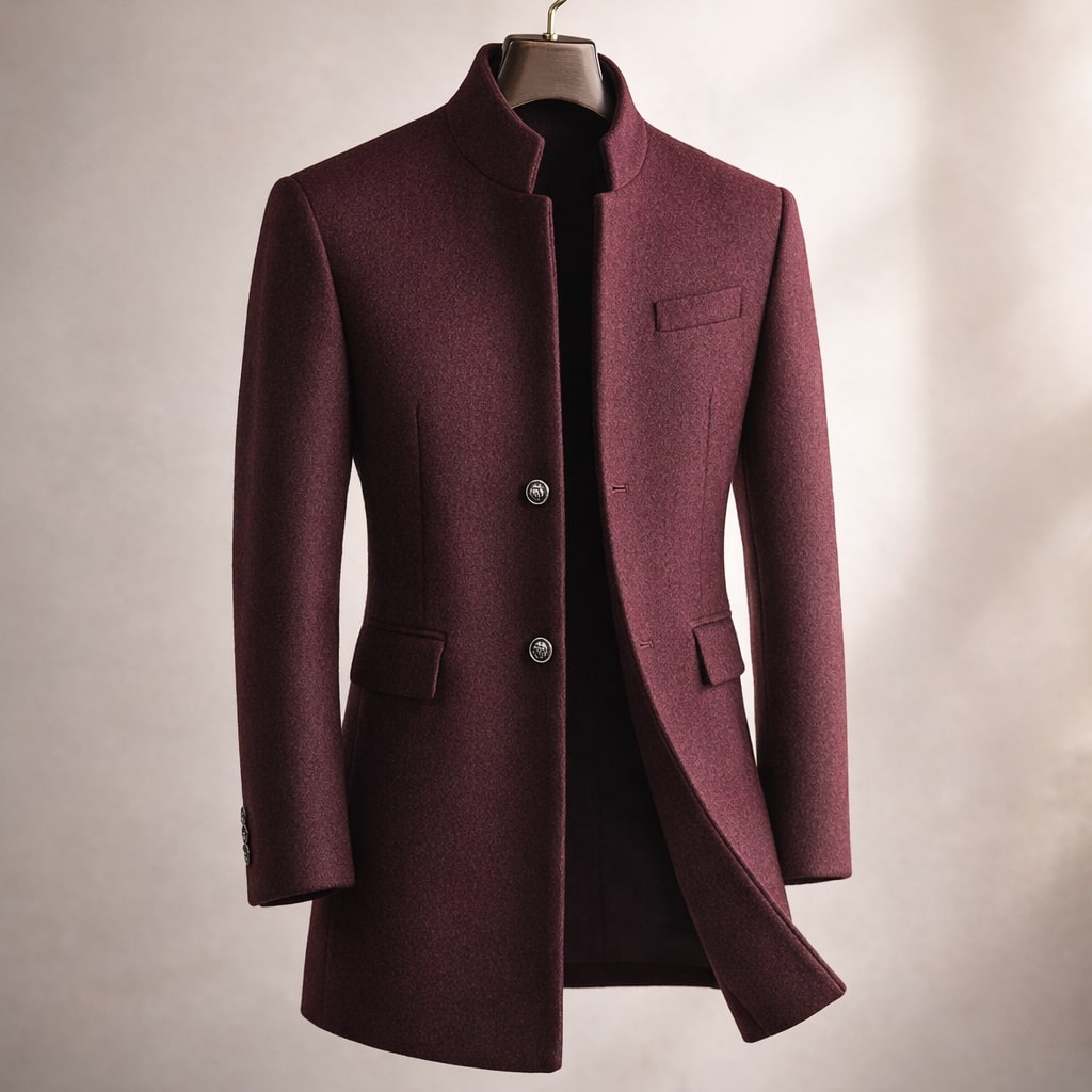 Gabriel | Men's Stylish High-Collar Coat for Winter