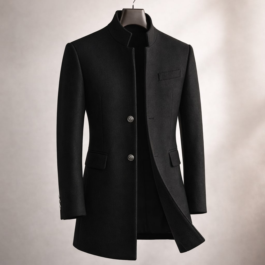 Gabriel | Men's Stylish High-Collar Coat for Winter