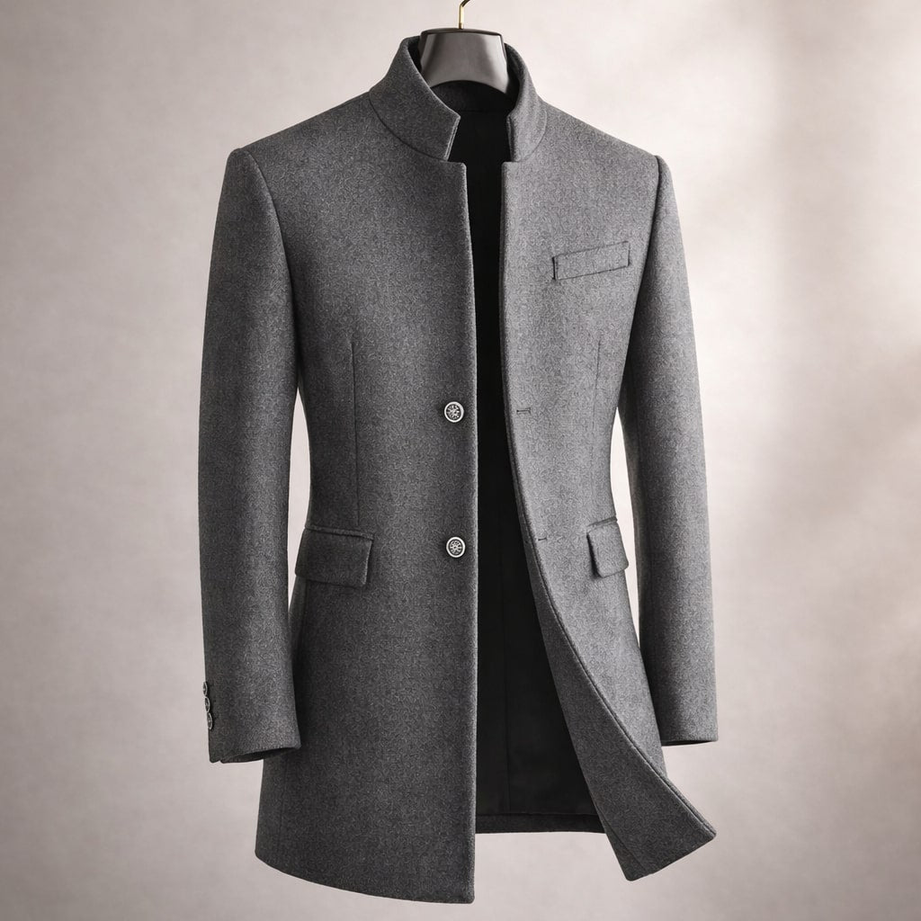 Gabriel | Men's Stylish High-Collar Coat for Winter