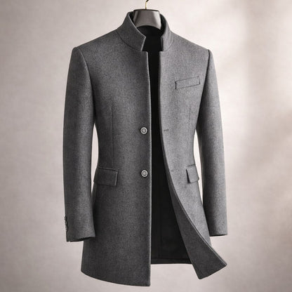 Gabriel | Men's Stylish High-Collar Coat for Winter