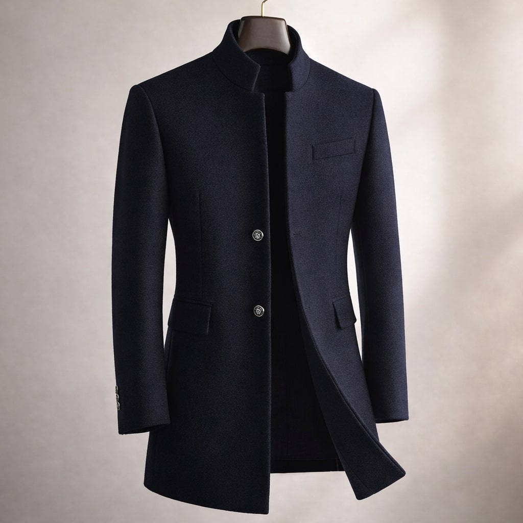 Gabriel | Men's Stylish High-Collar Coat for Winter