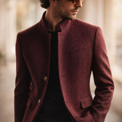 Gabriel | Men's Stylish High-Collar Coat for Winter