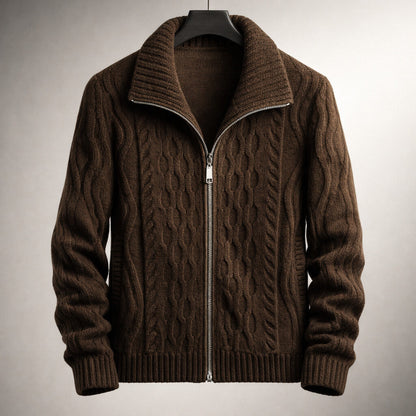 Oscar | Men's Classic Full-Zip Cardigan for Winter