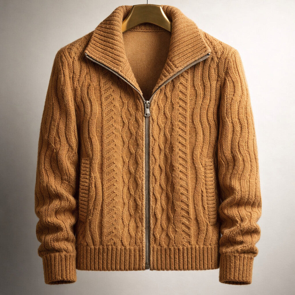Oscar | Men's Classic Full-Zip Cardigan for Winter