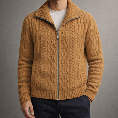 Oscar | Men's Classic Full-Zip Cardigan for Winter