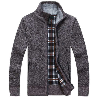Victor | Men's Zip-Up Knit Jumper for Winter