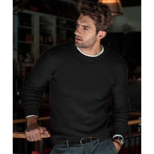 Troy | Men's Crew Neck Knit Jumper for Winter