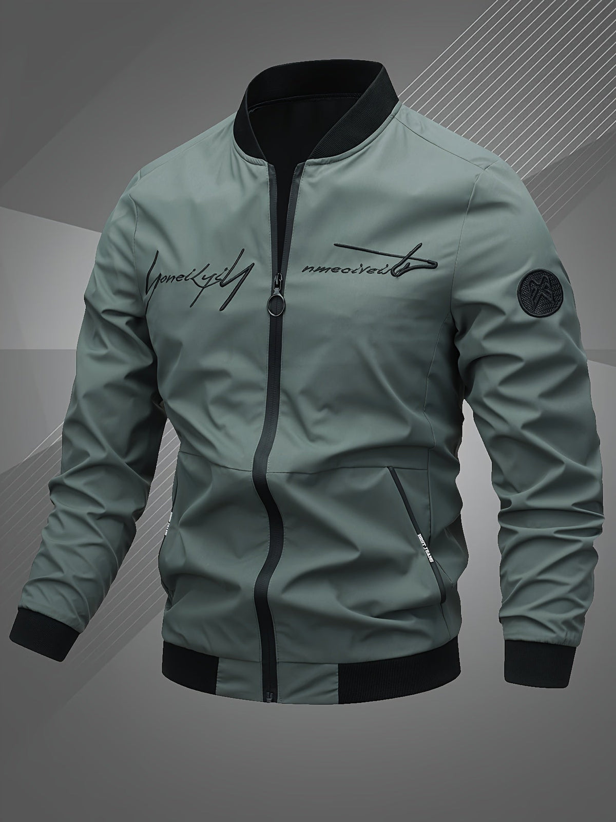 Hugo | Men's Embroidered Baseball Jacket