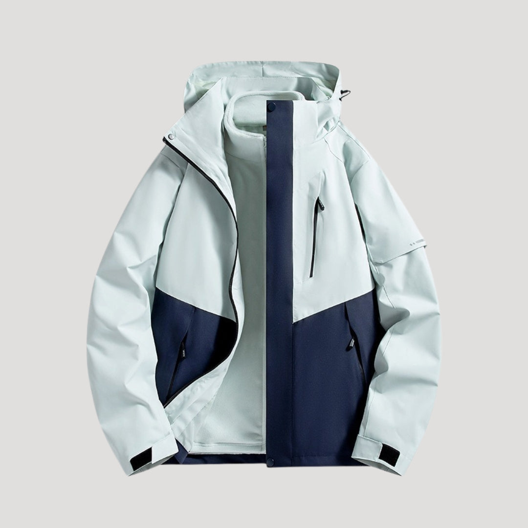 Keziah | Women's Stylish Colour-Block Hooded Jacket