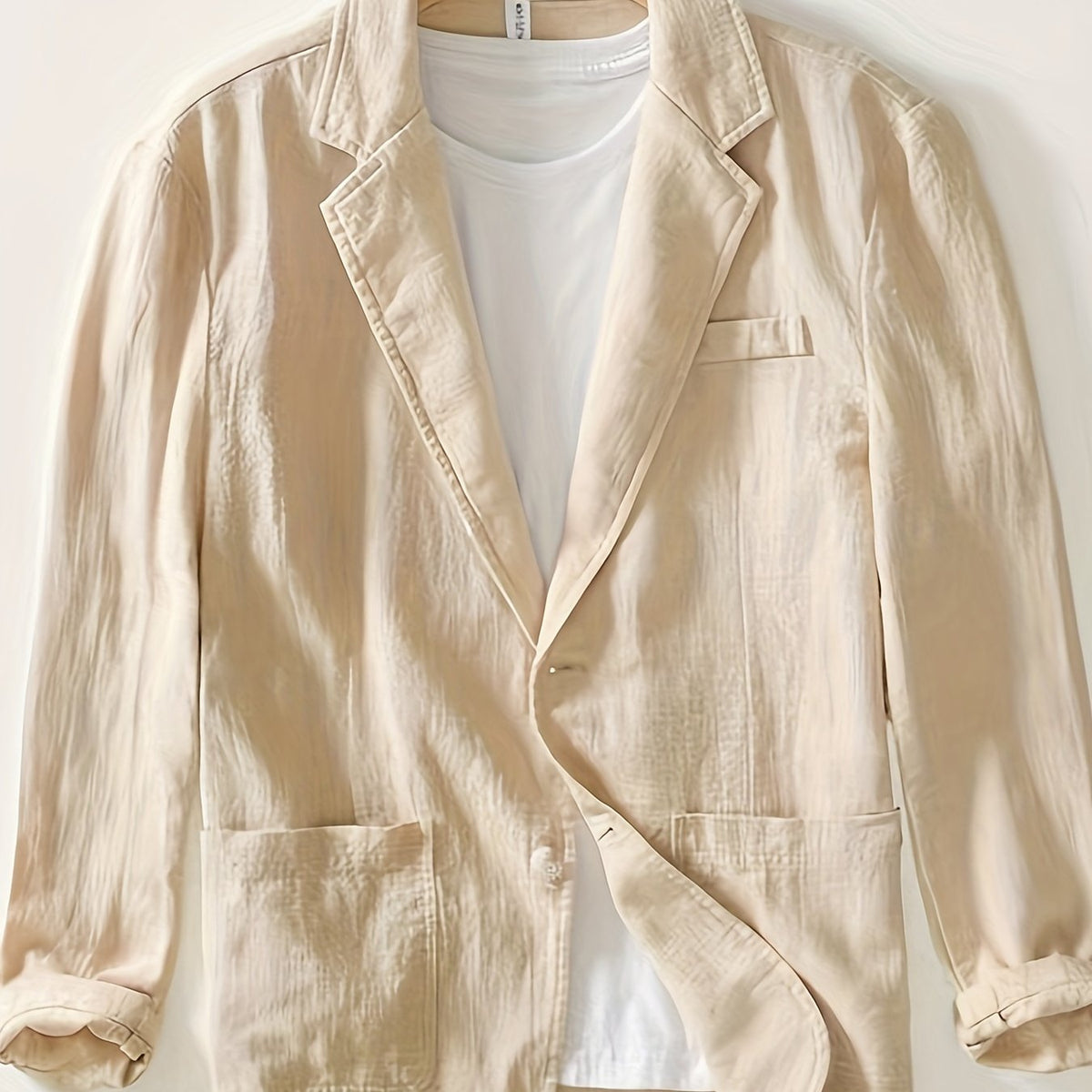Nathan | Men's Classic Cotton Lapel Jacket