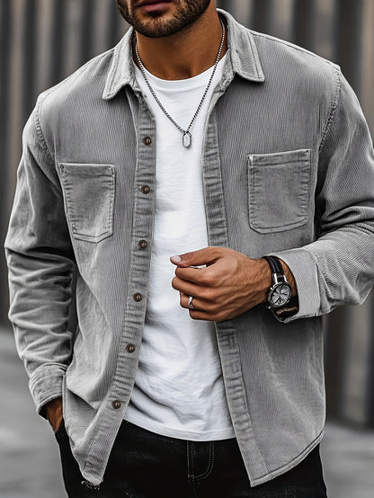 Oscar | Men's Stylish Corduroy Overshirt