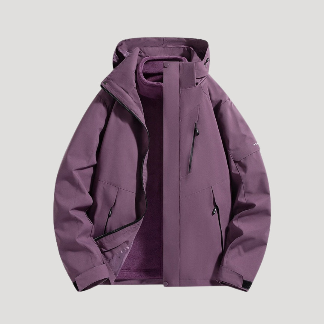 Keziah | Women's Stylish Colour-Block Hooded Jacket