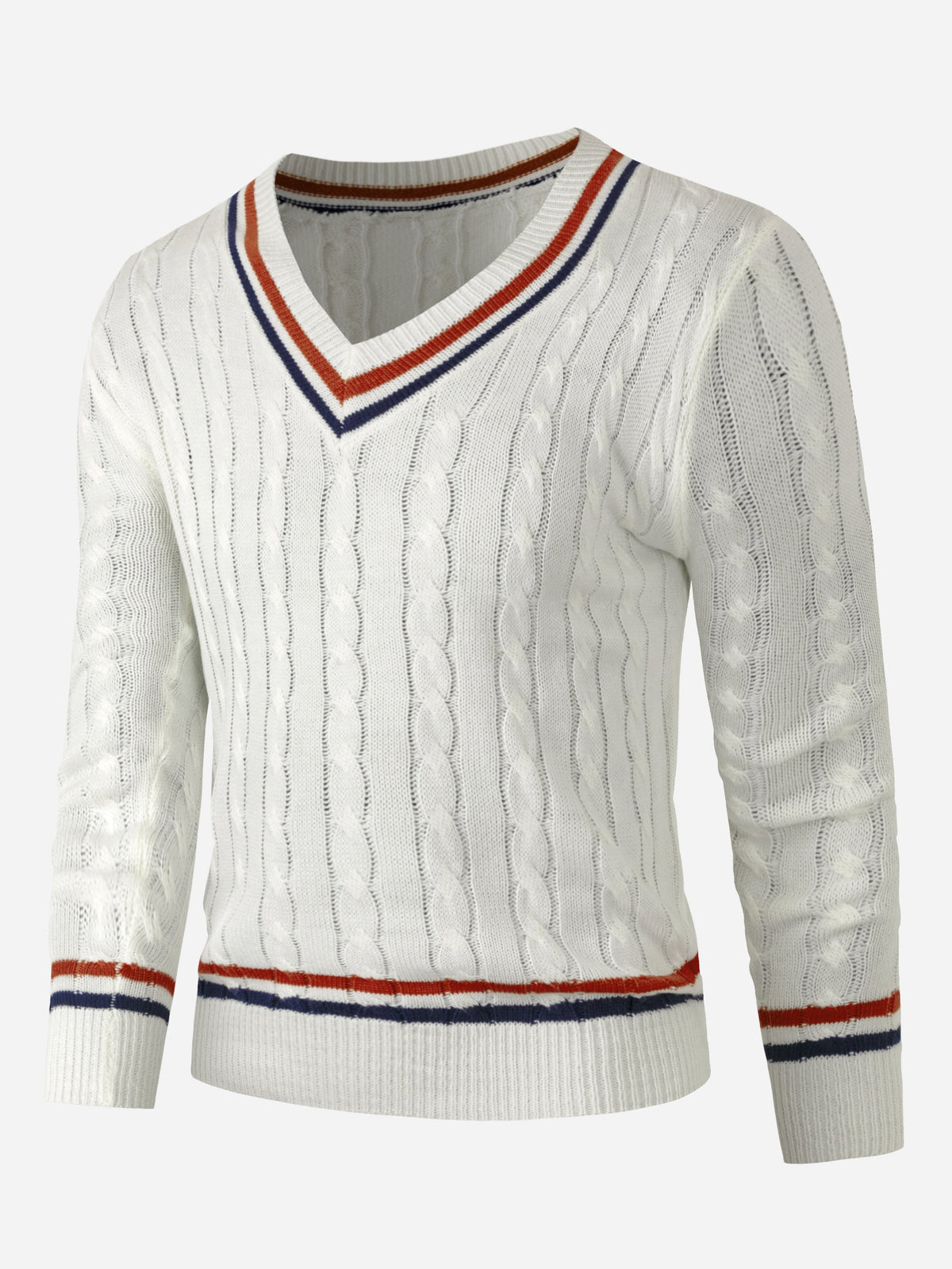 Toby | Men's Preppy V-Neck Jumper for Winter