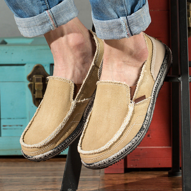 Alfie | Men's Stylish Canvas Slip-On Shoes