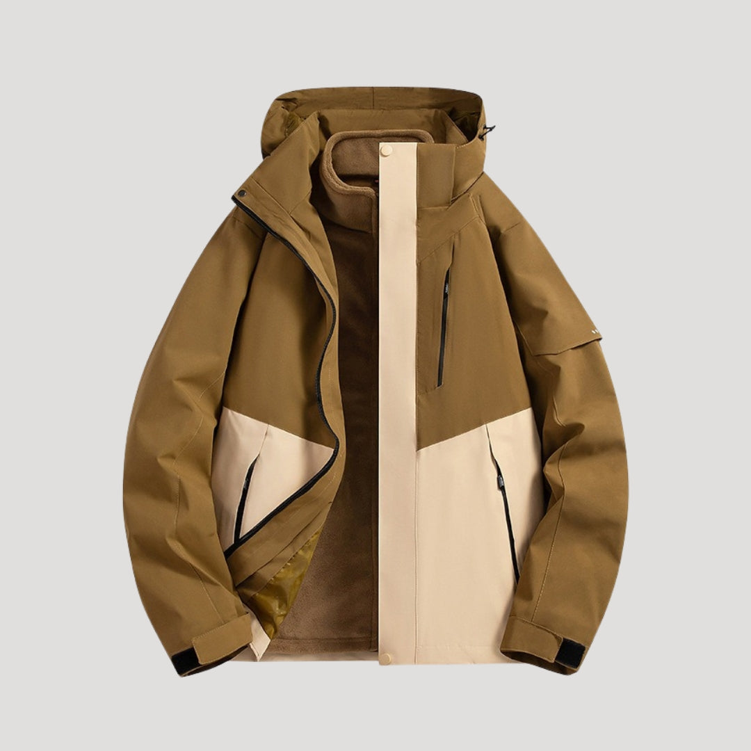 Keziah | Women's Stylish Colour-Block Hooded Jacket