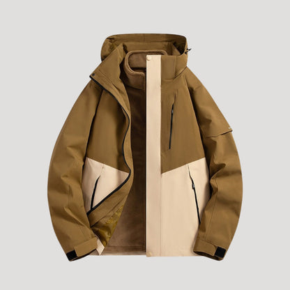 Keziah | Women's Stylish Colour-Block Hooded Jacket