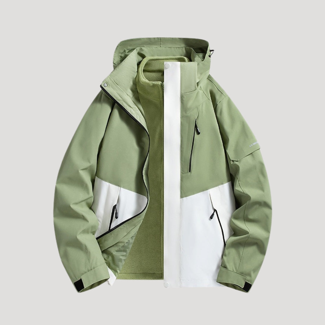 Keziah | Women's Stylish Colour-Block Hooded Jacket