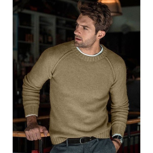 Troy | Men's Crew Neck Knit Jumper for Winter