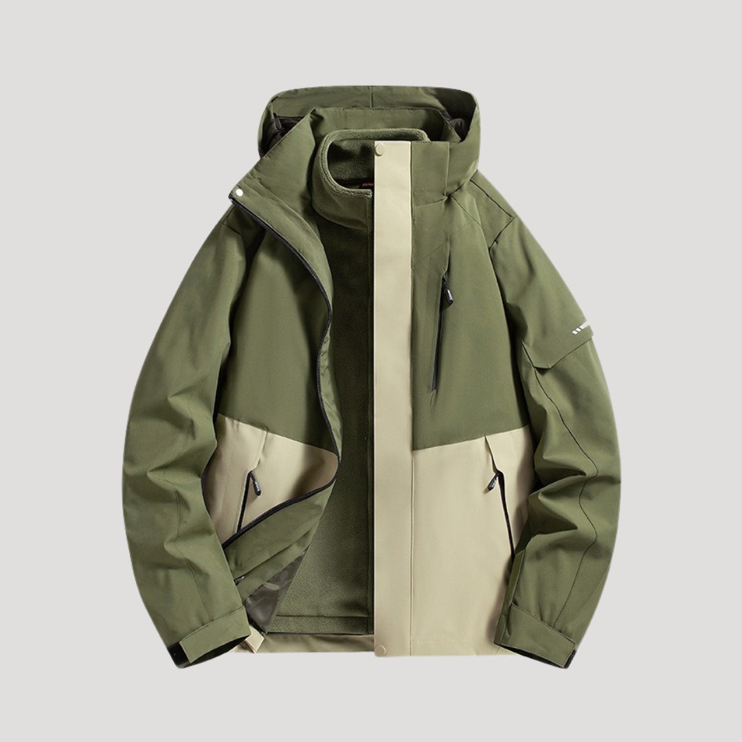Keziah | Women's Stylish Colour-Block Hooded Jacket