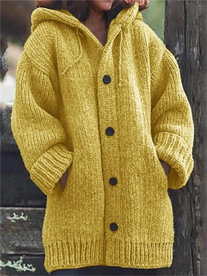 Esme | Women's Cosy Oversized Hooded Knit Cardigan for Winter