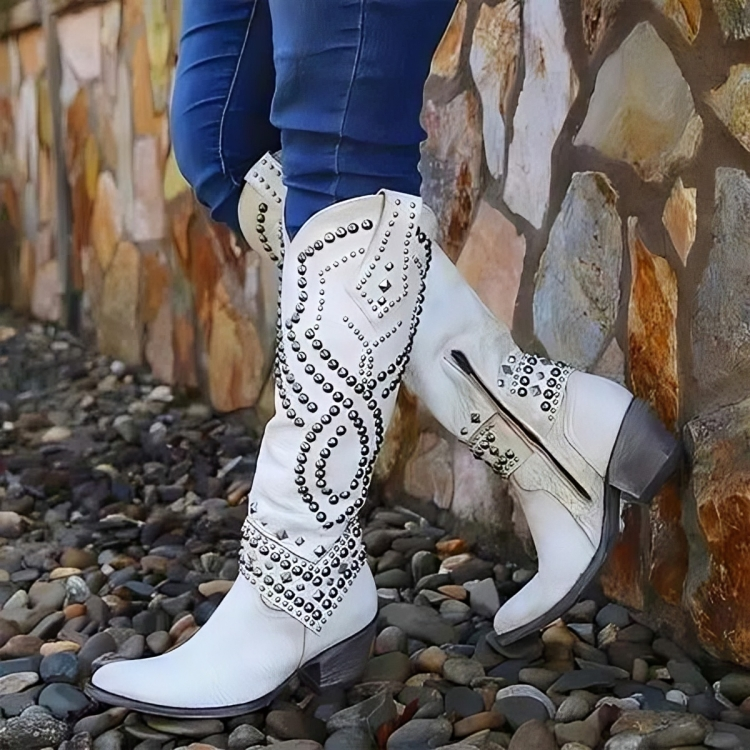Zenobia | Women's Stylish Stud-Detail Boots