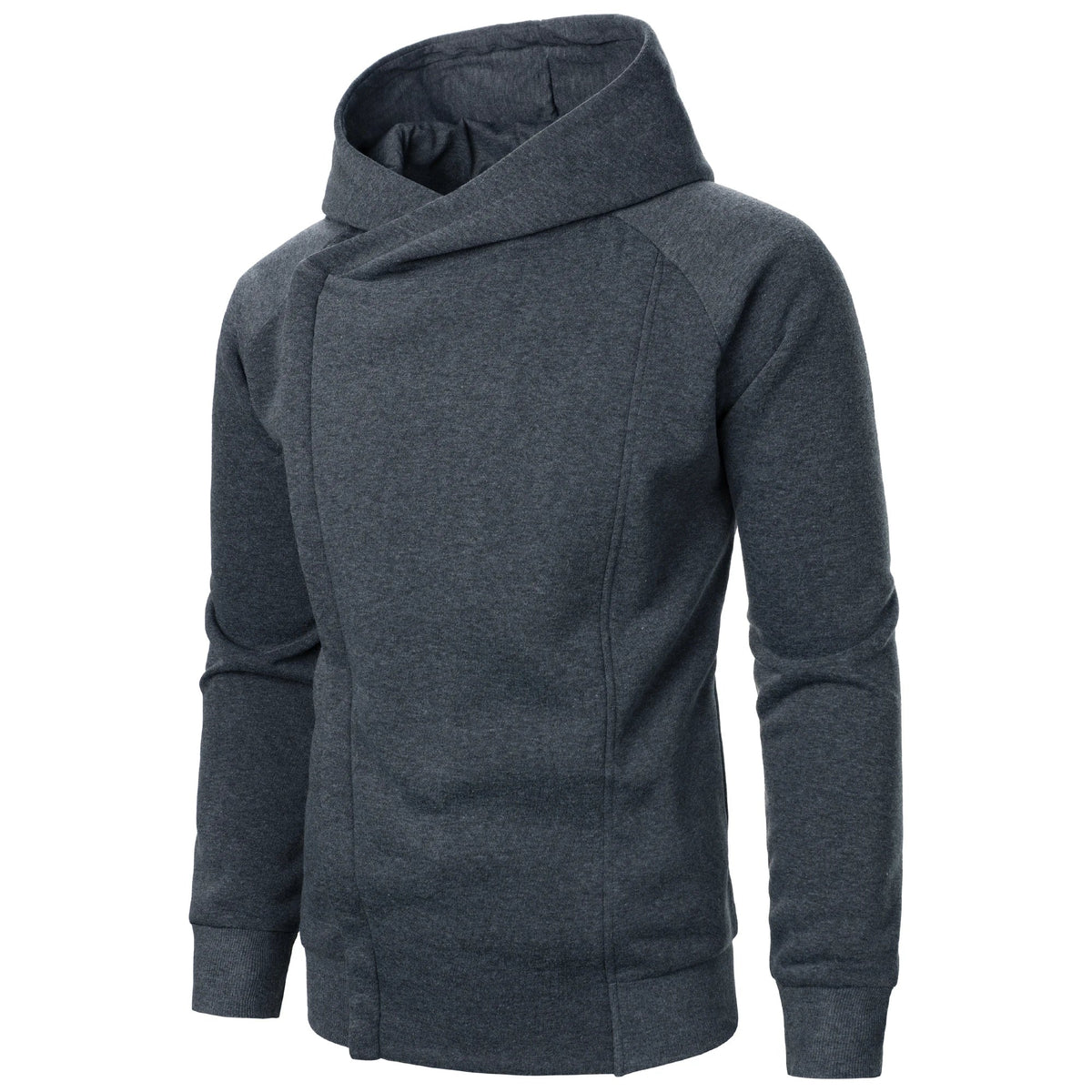 Harvey | Men's Crossover Zip-Up Hoodie for Winter