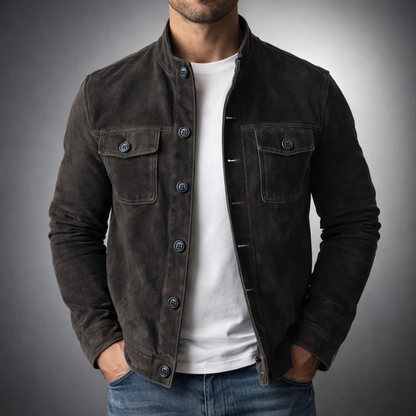 Zachary | Men's Premium Suede Shirt Jacket