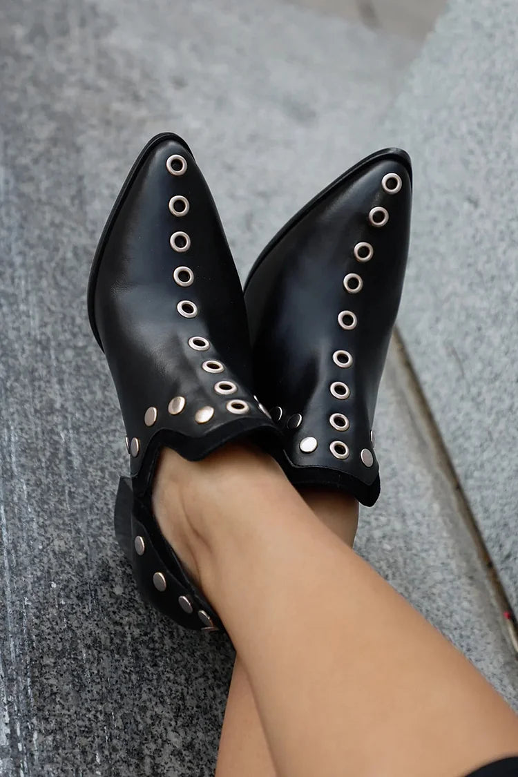 Yolanda | Women's Ankle Boots with Stylish Stud Details