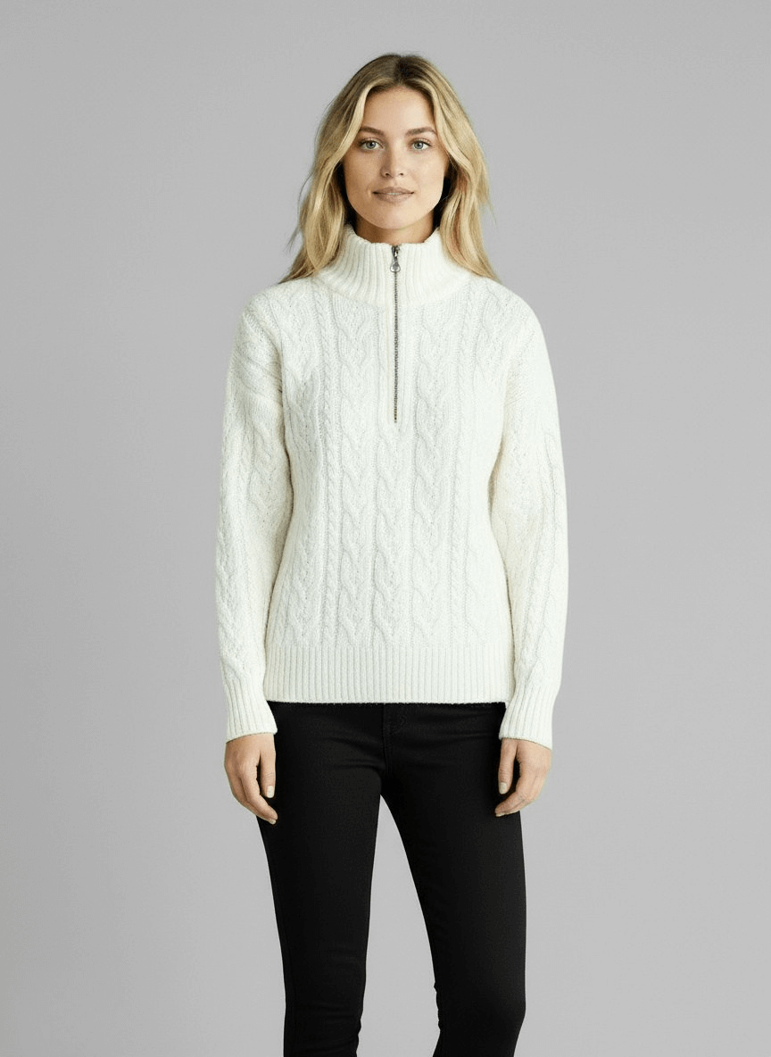 Amy | Zip-Up Jumper for Winter