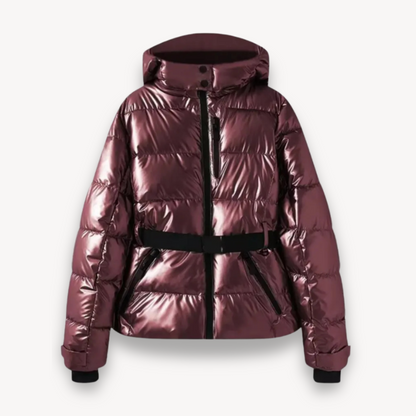 Riley | Women's Hooded Belted Puffer Jacket for Winter