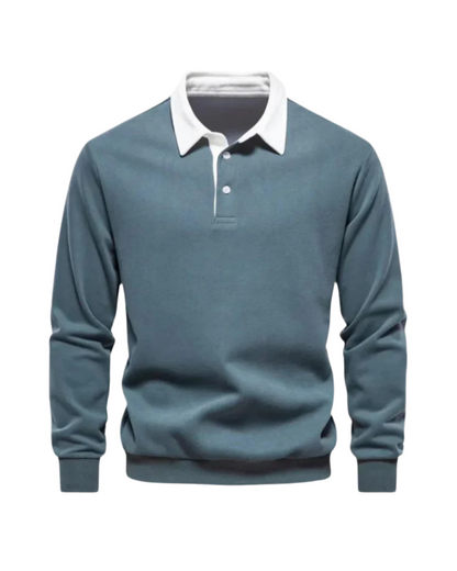 Samuel | Men's Classic Knit Polo Jumper