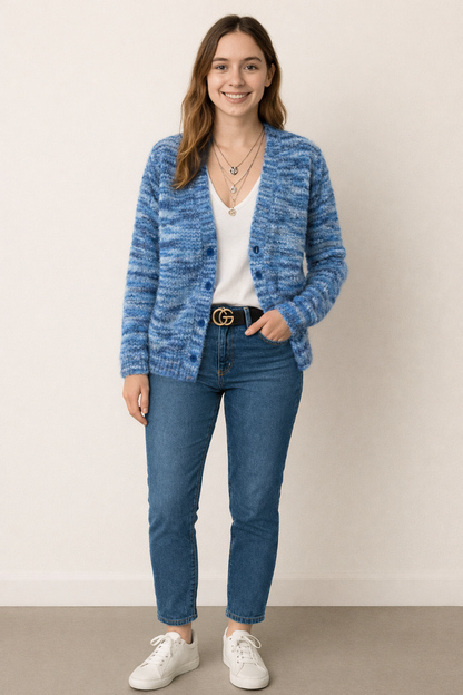 Alana | Women's Cosy Open-Front Knit Cardigan for Winter