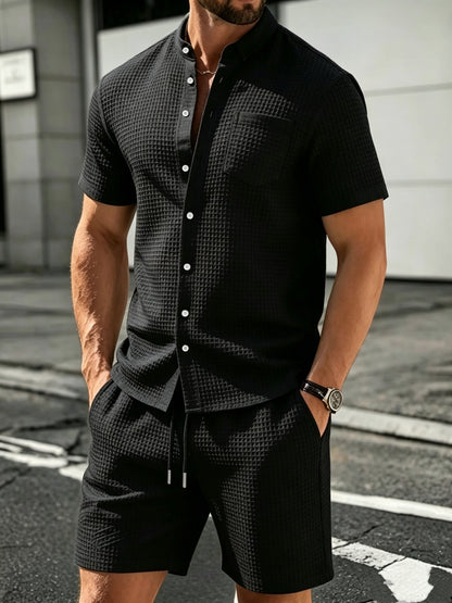 Noah | Men's Waffle-Knit Coordinated Set