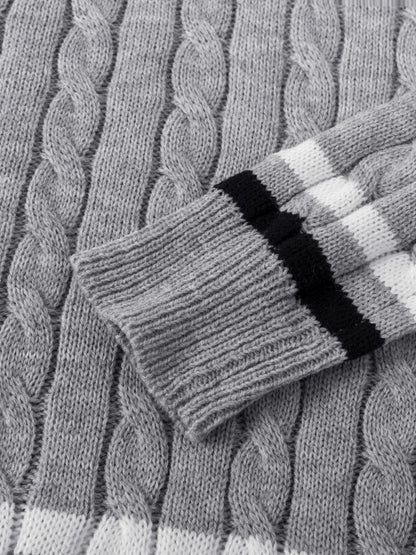 Toby | Men's Preppy V-Neck Jumper for Winter