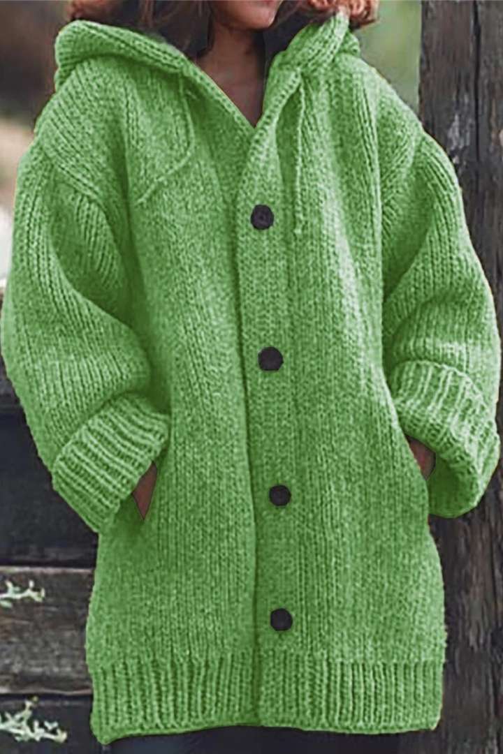 Esme | Women's Cosy Oversized Hooded Knit Cardigan for Winter