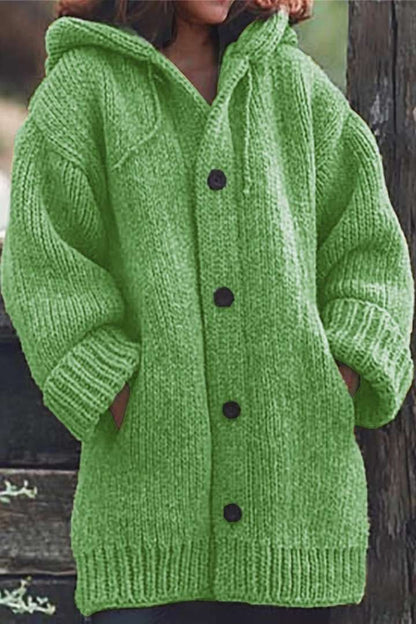 Esme | Women's Cosy Oversized Hooded Knit Cardigan for Winter