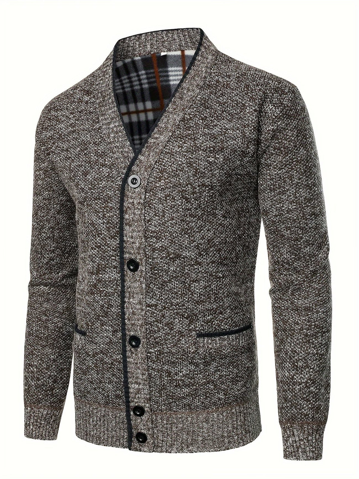 Oliver | Men's Classic Solid-Knit Cardigan for Winter