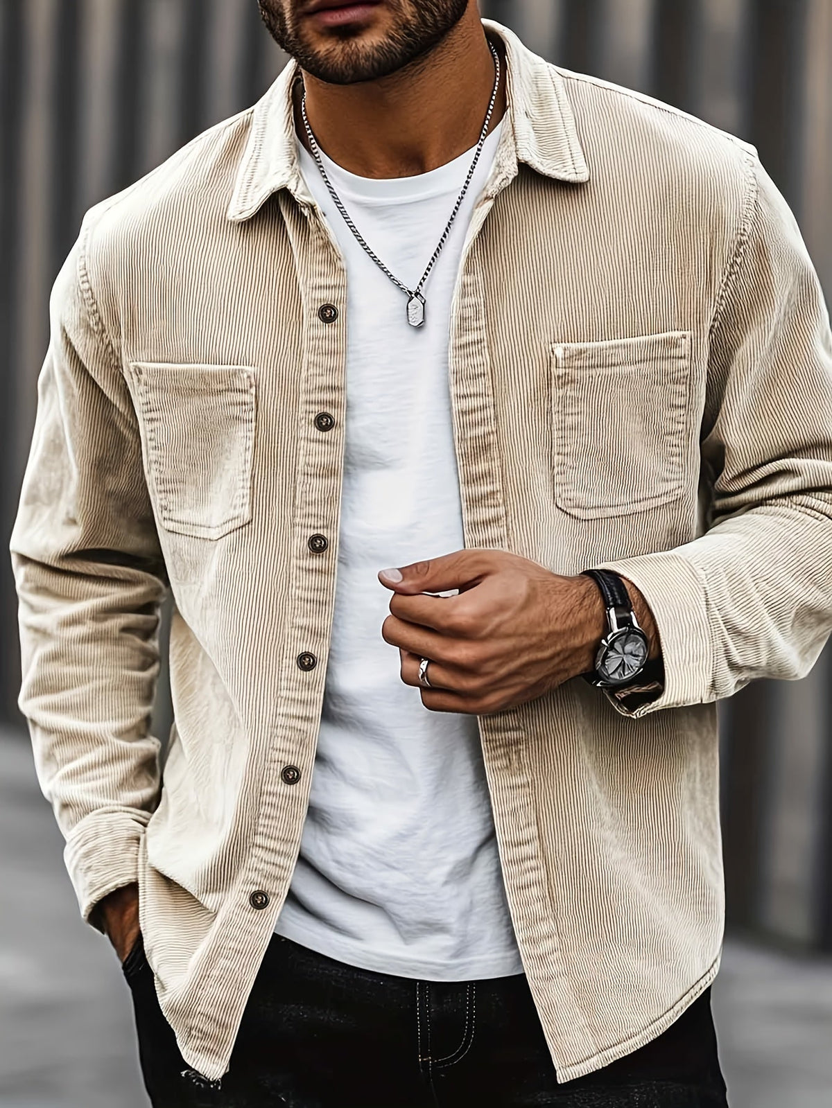 Oscar | Men's Stylish Corduroy Overshirt