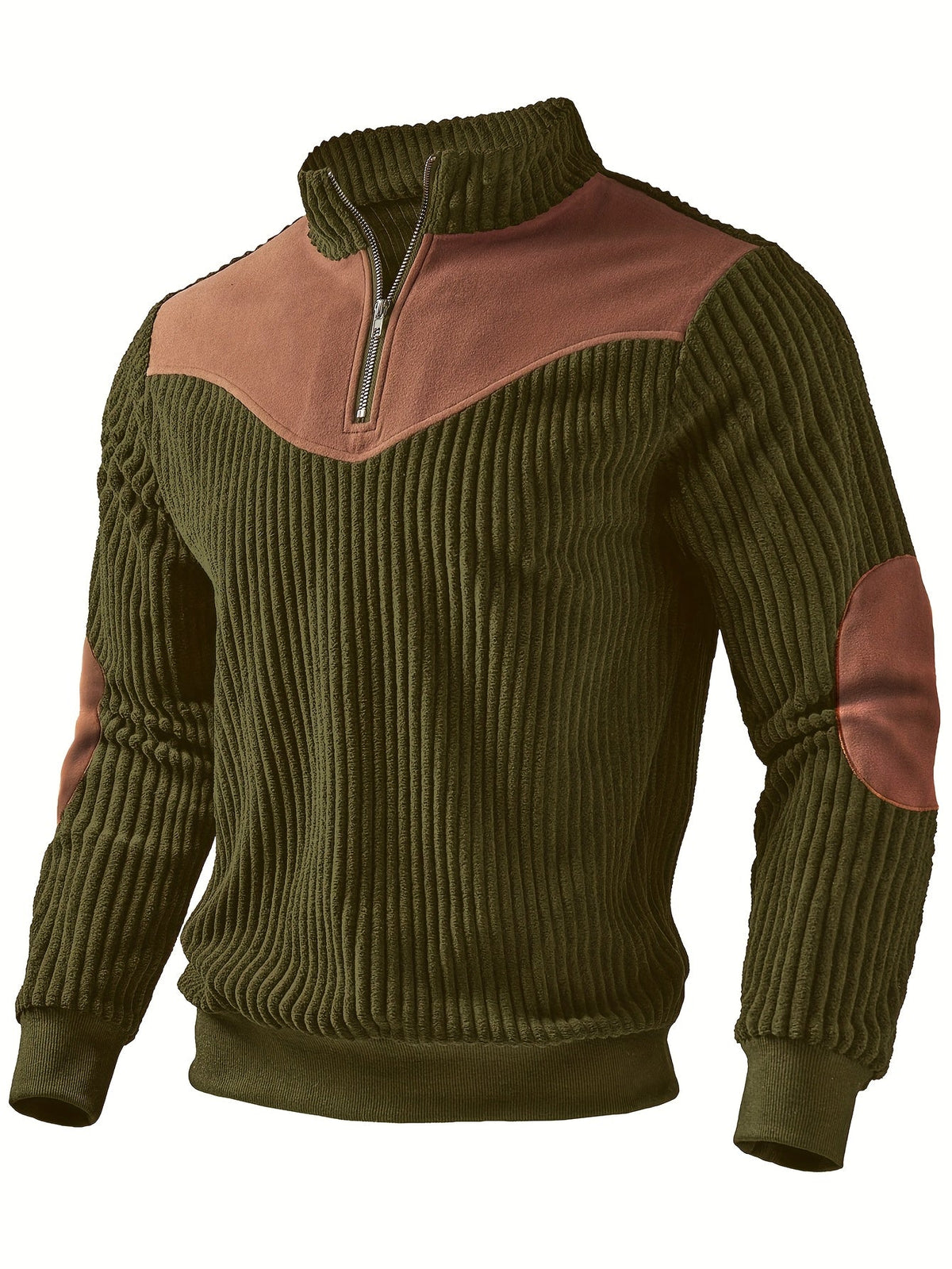 Alexander | Men's Ribbed Half-Zip Sweatshirt