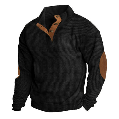 Dave | Men's Half-Button Pullover Jumper for Winter