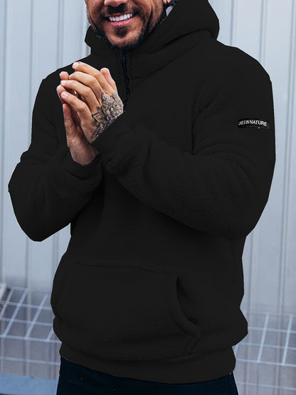 Lewis | Men's Plush Fleece Zip-Up Hoodie for Winter
