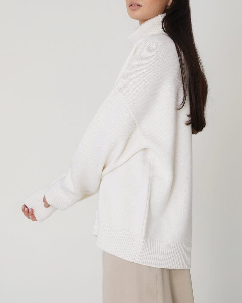 Marcia | Women's Oversized Roll-Neck Jumper for Winter
