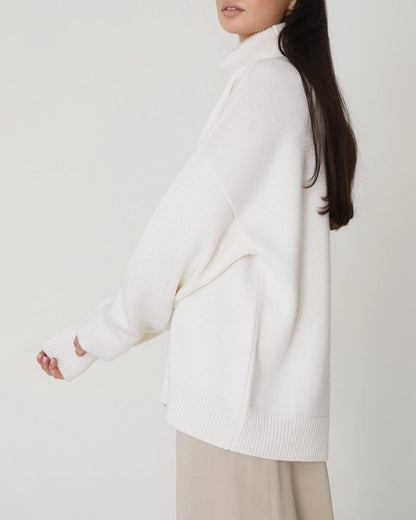Marcia | Women's Oversized Roll-Neck Jumper for Winter