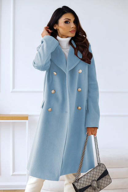 Mckenzie | Women's Elegant Double-Breasted Overcoat for Winter