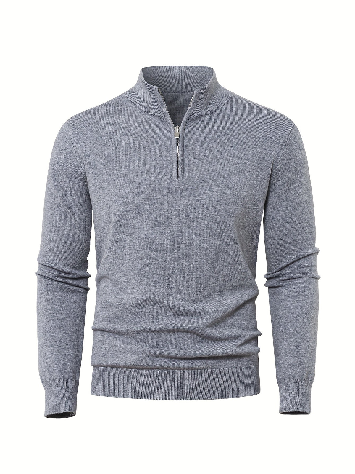 Thomas | Men's High-Neck Zip-Up Jumper for Winter