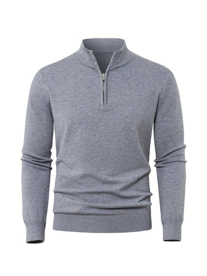 Thomas | Men's High-Neck Zip-Up Jumper for Winter